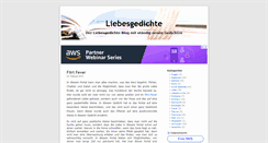 Desktop Screenshot of liebesgedichte-blog.de